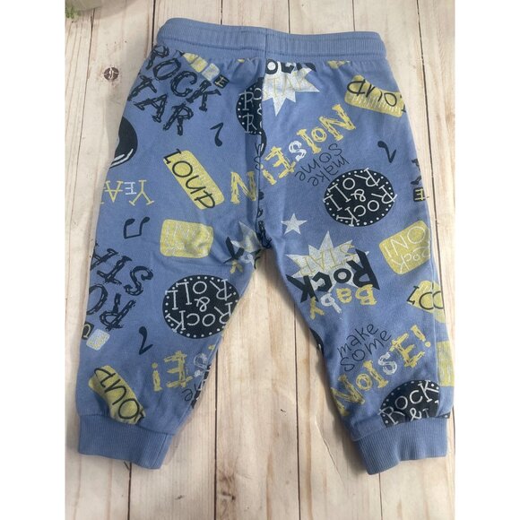 So Cute 100% Cotton Rock Joggers 6-9 Mo. - Picture 4 of 7